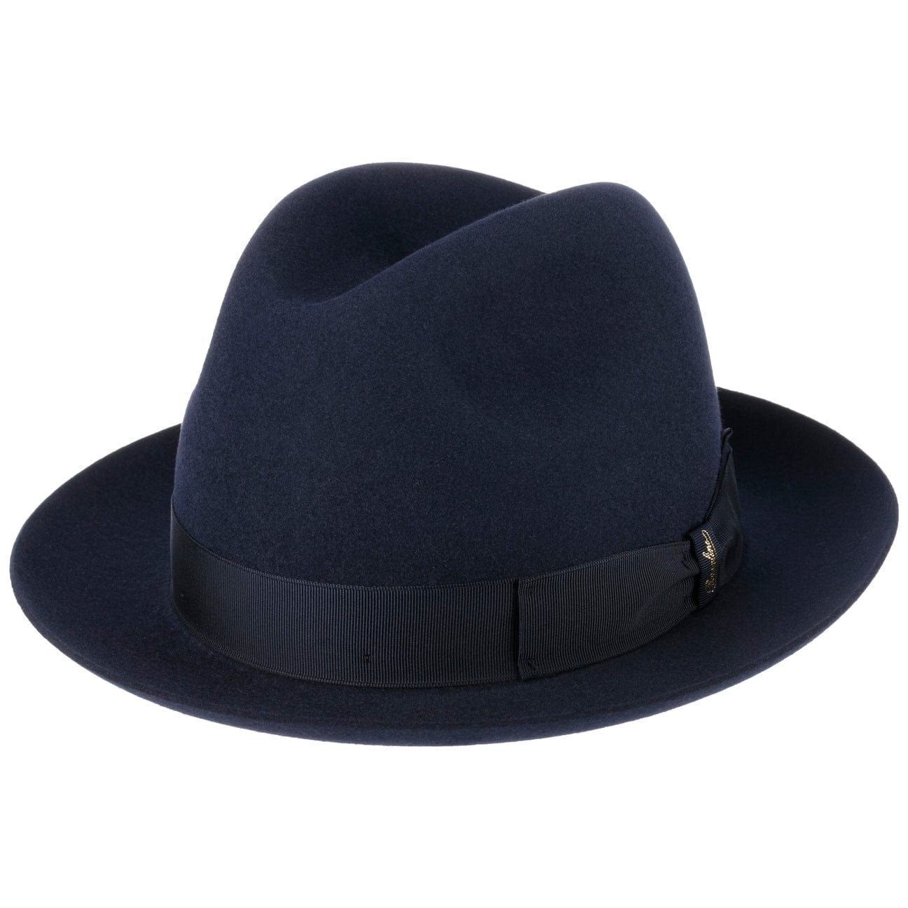 Borsalino Georgio Fur Felt Hat for Men - Classic Winter Fedora with Wide Brim - Perfect for Outdoor Events, Weddings & Cold Weather Fashion