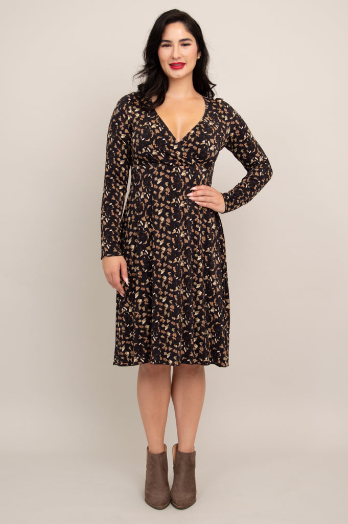Denver Dress - Soft Calico & Bamboo Fabric - Women's Casual Summer Dress - Perfect for Beach, Picnic & Outdoor Activities