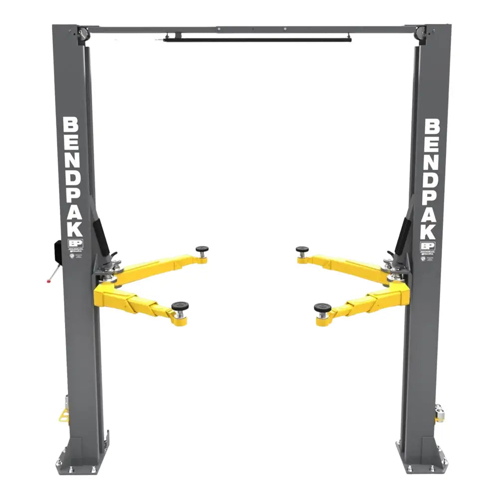 Bend Pak 10AP 10K Two Post Car Lift with Bi-Metric Arms and Width Adjustment - Heavy Duty Auto Repair Shop Equipment for Vehicle Maintenance and Tire Services (Model 5175304)
