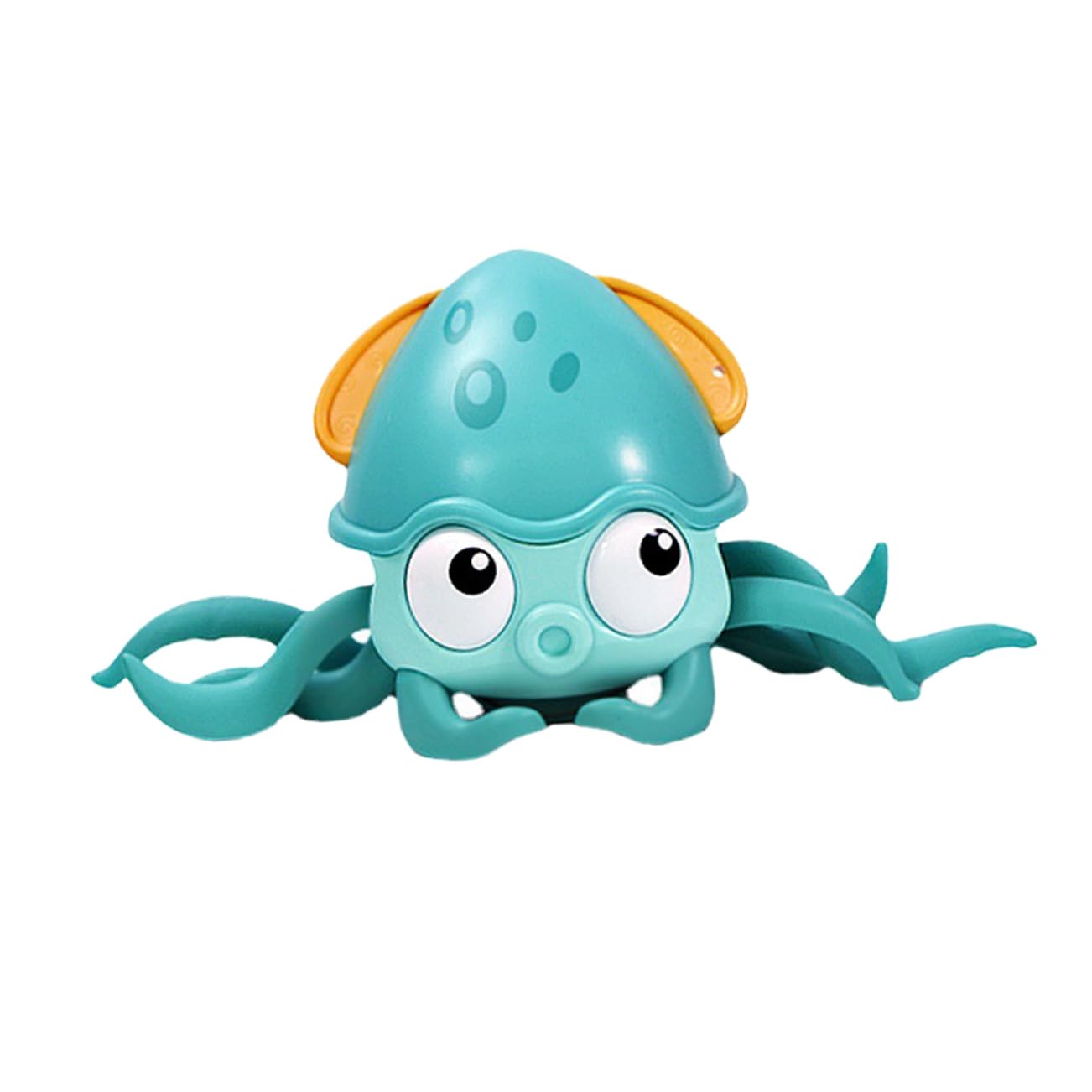 DRESSOOS Crawling Octopus Shower Crab Toy - Green Plastic Bathtub Toy for Kids, Fun Bath Time & Sensory Play | Perfect for Toddlers, Baby Bath Toys, Pool & Beach Water Play