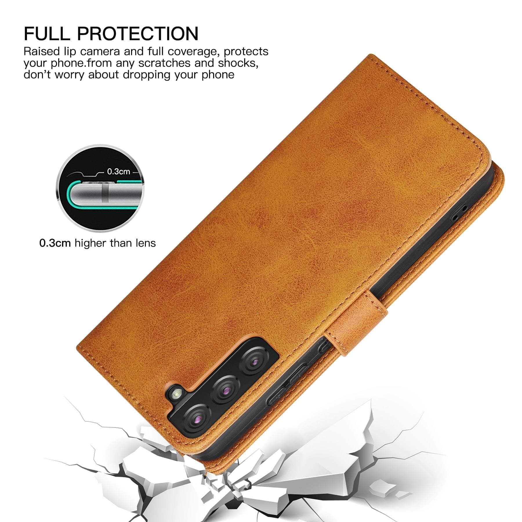 Samsung Galaxy S22 Plus Flip Cover with Card Holder & Kickstand - Perfect for Hands-Free Viewing & Secure Storage