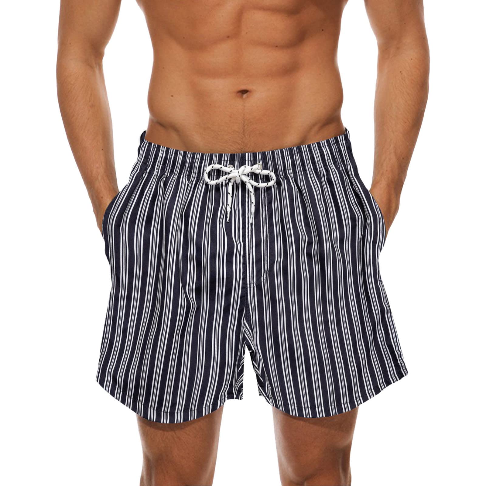 XXBR Men's Quick Dry Swim Trunks with Mesh Lining - Funny Hawaiian Beach Shorts with Drawstring & Pockets | Perfect for Swimming, Surfing, and Summer Vacation