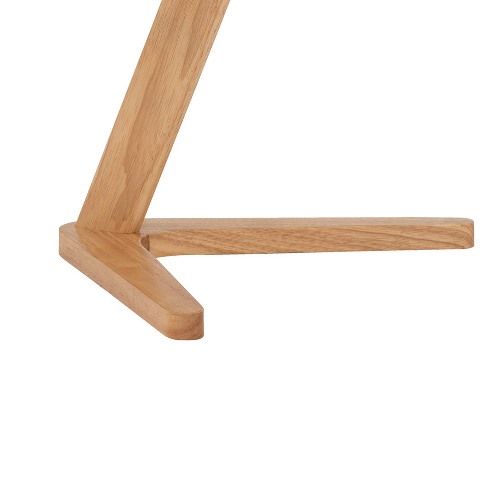 TRIS Modern Oak Side Table - Small End Table for Living Room, Bedroom, or Office - Natural Wood Nightstand with Sturdy Design