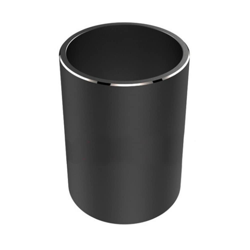 Metal Pen Holder for Desk - Round Aluminum Pencil Cup Organizer for School, Office & Student Use - Perfect for Organizing Pens, Pencils & Stationery on Work Desks, Study Tables & Office Workstations