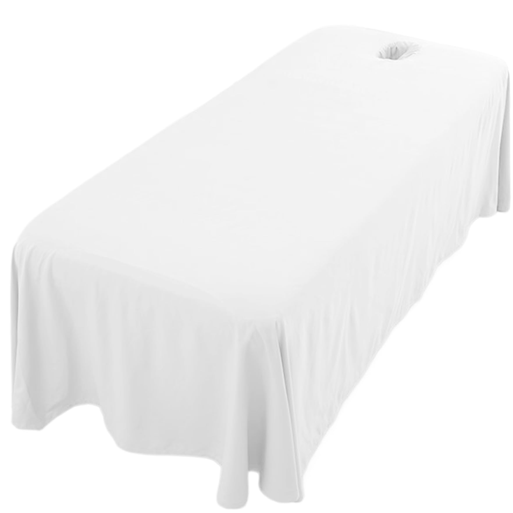 Breathable Massage Bed Sheet with Face Hole - Washable & Reusable Spa Table Skirt for Salon, Facial, and Beauty Treatments | Perfect for Massage Therapy, Skin Care, and Relaxation Sessions