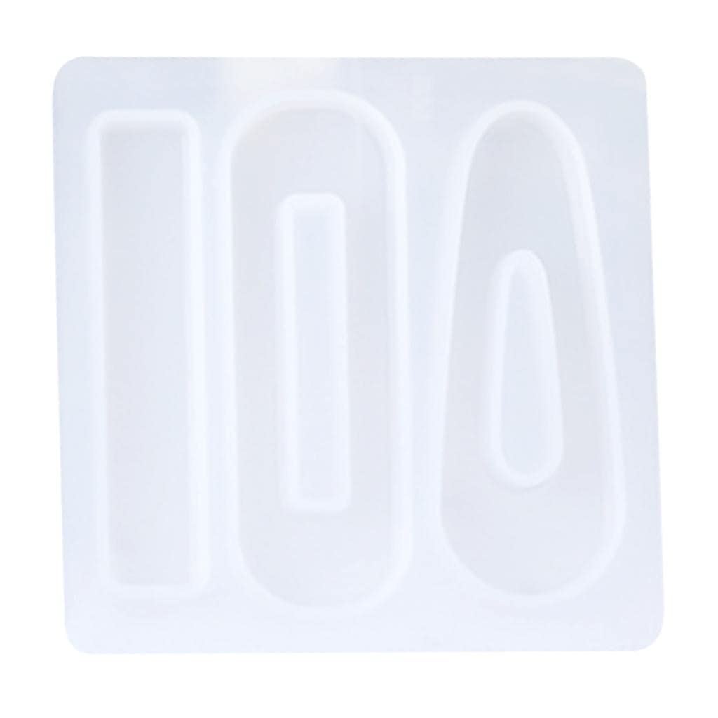 LOOM TREE® Silicone Hair Clip Molds for DIY Hair Styling & Jewelry Making - Perfect for Hair Accessories, Crafting, and Jewelry Repair (Model 516J)