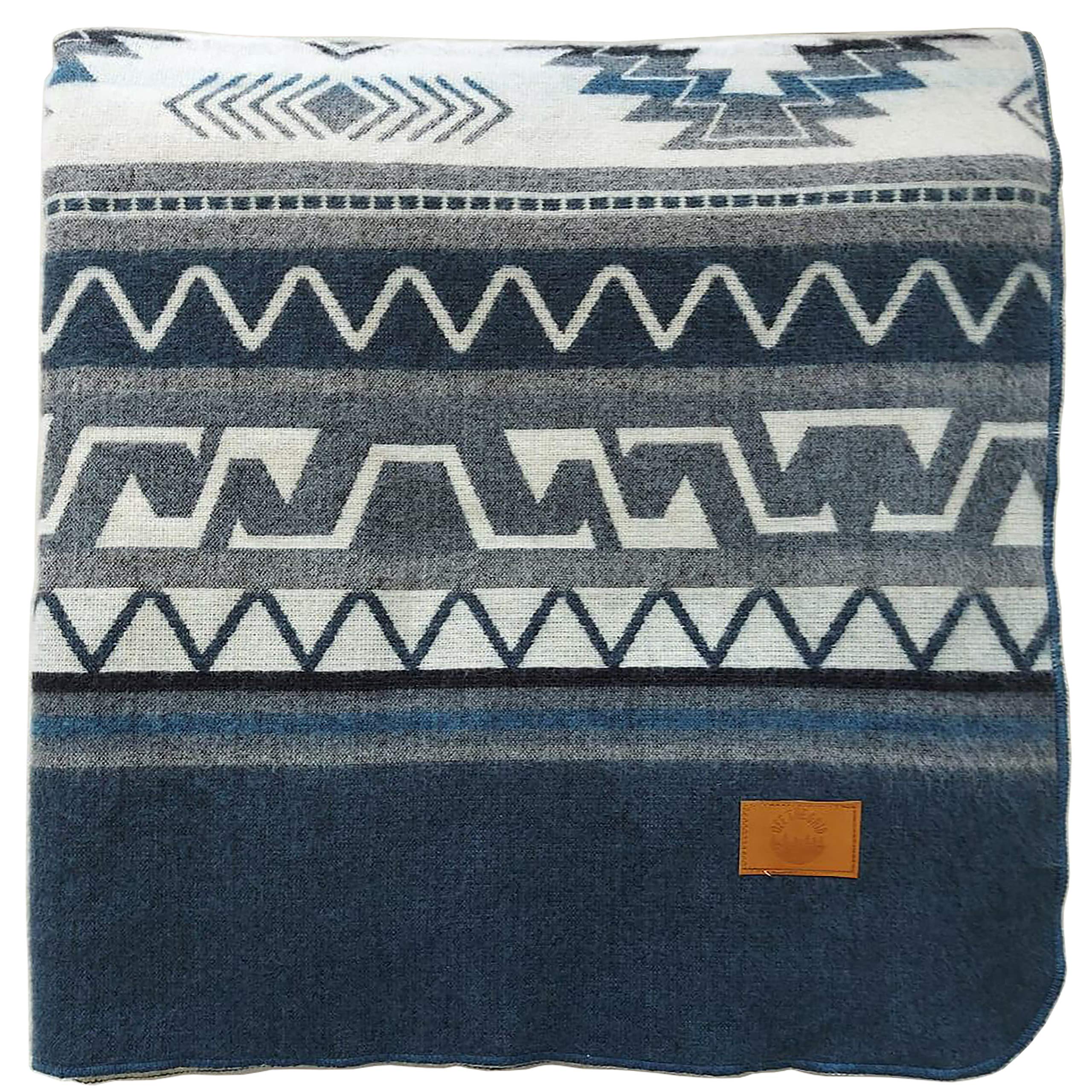 Authentic Inca Aztec Throw Blanket | Southwest Indian Navajo Boho Style Woven Blanket | Native American Western Decor for Camping, Bed, Sofa & Outdoor Adventures | Perfect for Cozy Nights, Picnics and Boho Home Decor