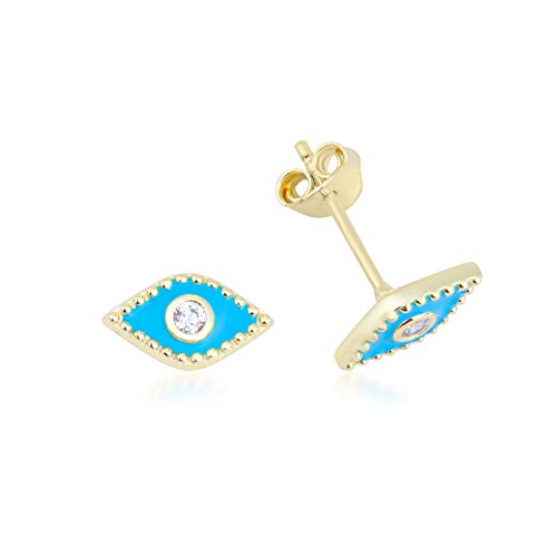 Enamel Evil Eye Earrings