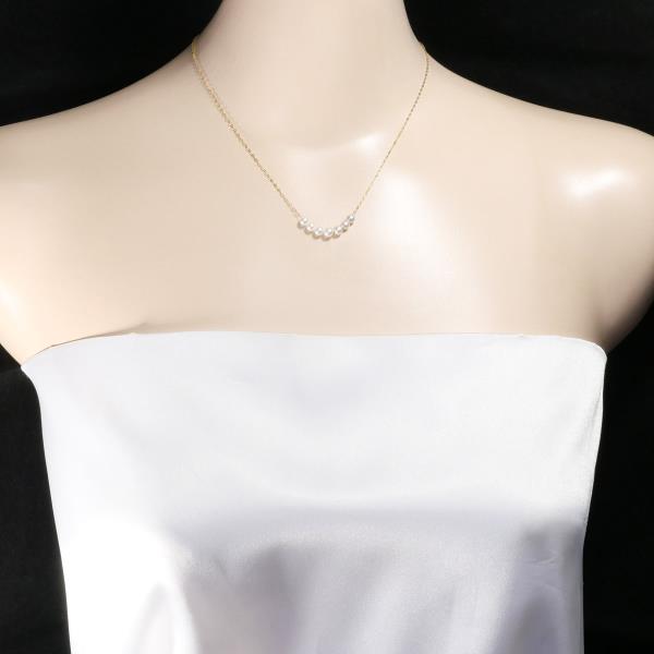 18K Yellow Gold Pearl Necklace for Women - Elegant Luxury Jewelry Gift for Wedding, Anniversary & Special Occasions