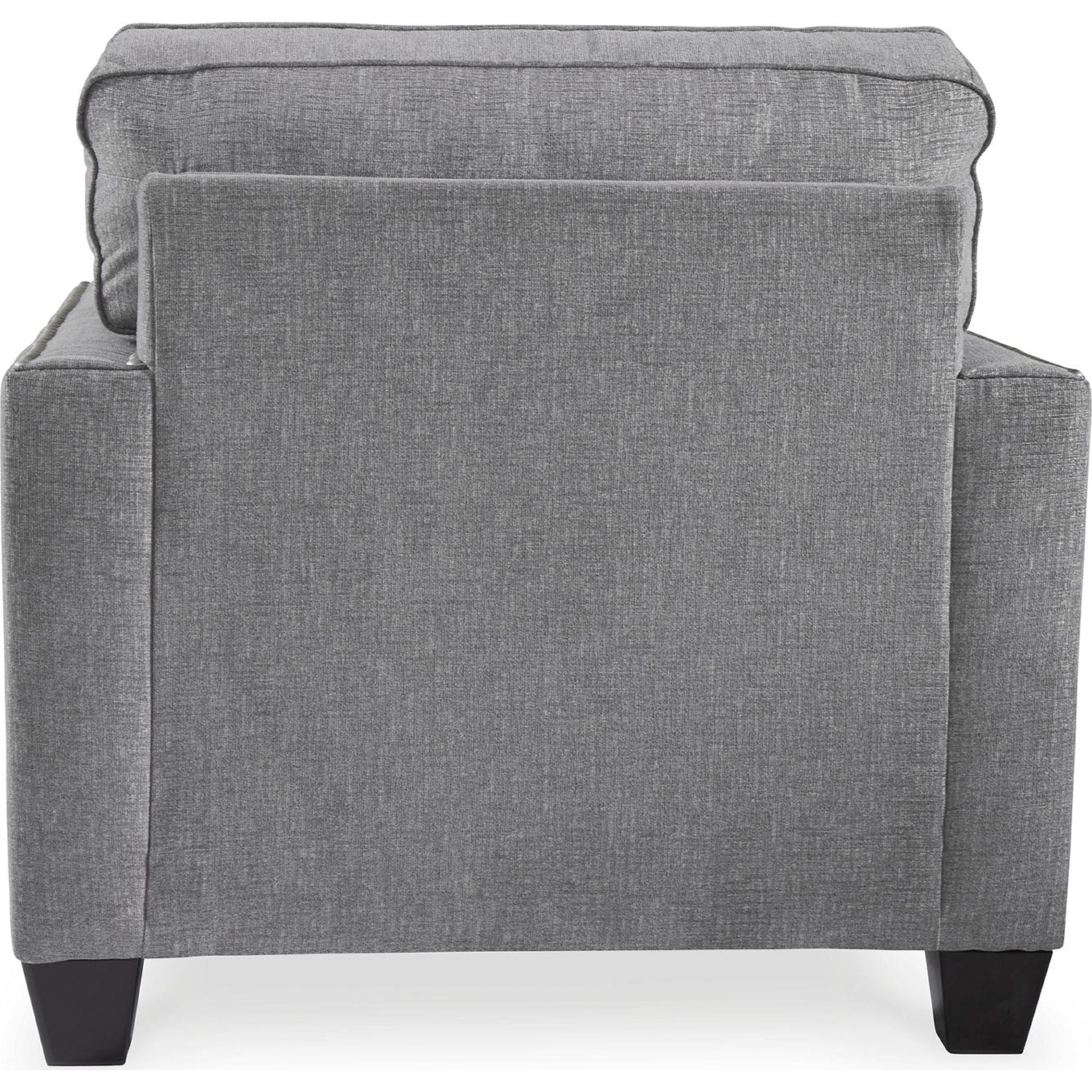 Barrali Chair - Modern Fog Gray Accent Chair for Living Room, Bedroom & Office - Comfortable Upholstered Lounge Chair with Sturdy Metal Legs - Perfect for Reading, Relaxing & Decorating Your Home