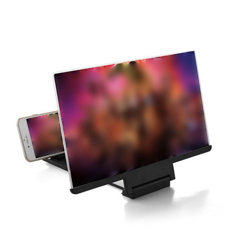 3D Mobile Phone Screen Magnifier - HD Video Magnifying Glass for Smartphones | Perfect for Movie Watching, Gaming & Reading | Universal Phone Holder Included