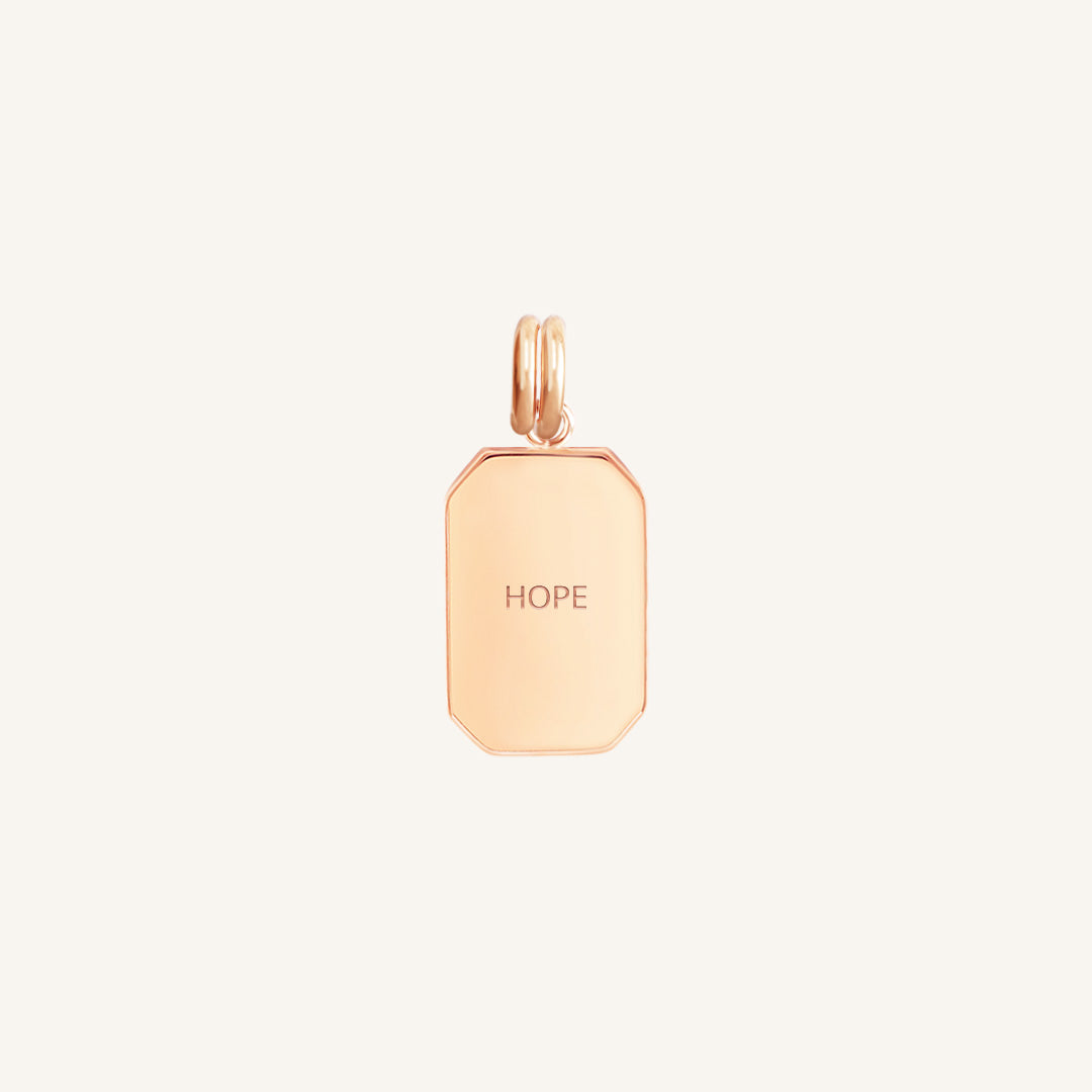 Etch Hope Charm - Inspirational Jewelry for Women, Personalized Gift for Her - Perfect for Birthdays, Anniversaries & Everyday Encouragement