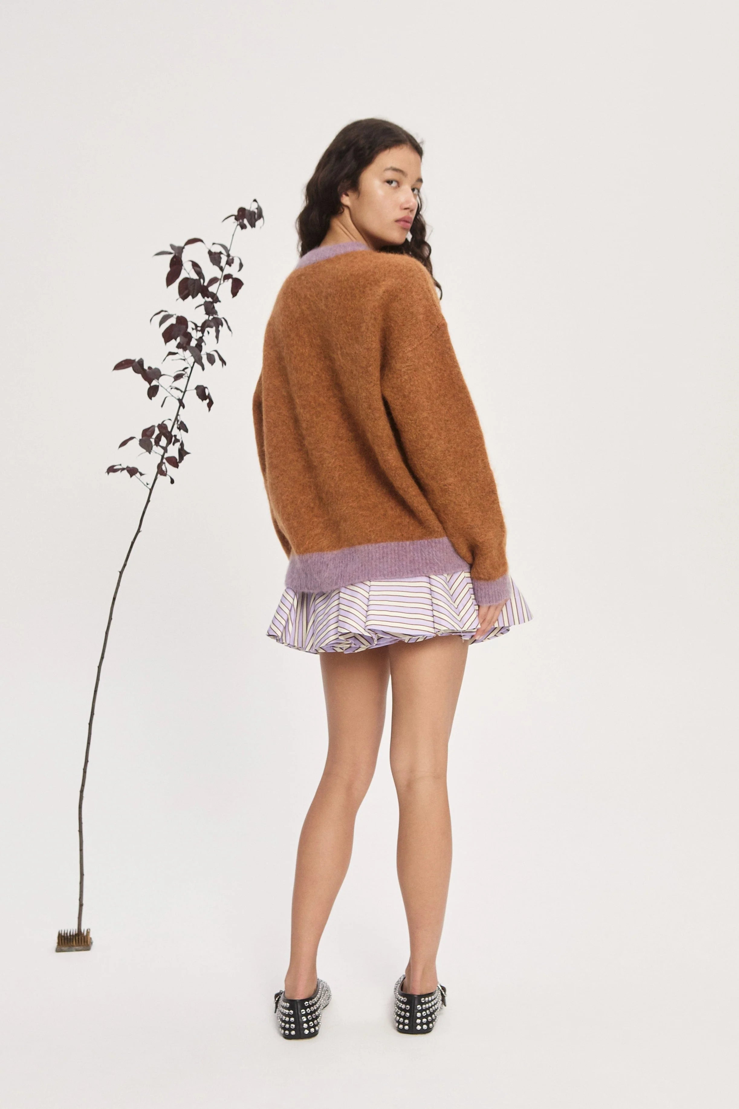 ANOUK WALKMAN SWEATER - Women's Vintage Retro Knit Pullover for Casual Wear & Street Style Fashion