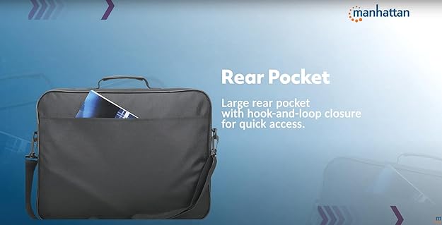 Cambridge Clamshell Laptop Bag 15.6 Inch - Waterproof & Shockproof Business Laptop Case for MacBook Pro/Air, Dell, HP - Perfect for Office, Travel, and College Students