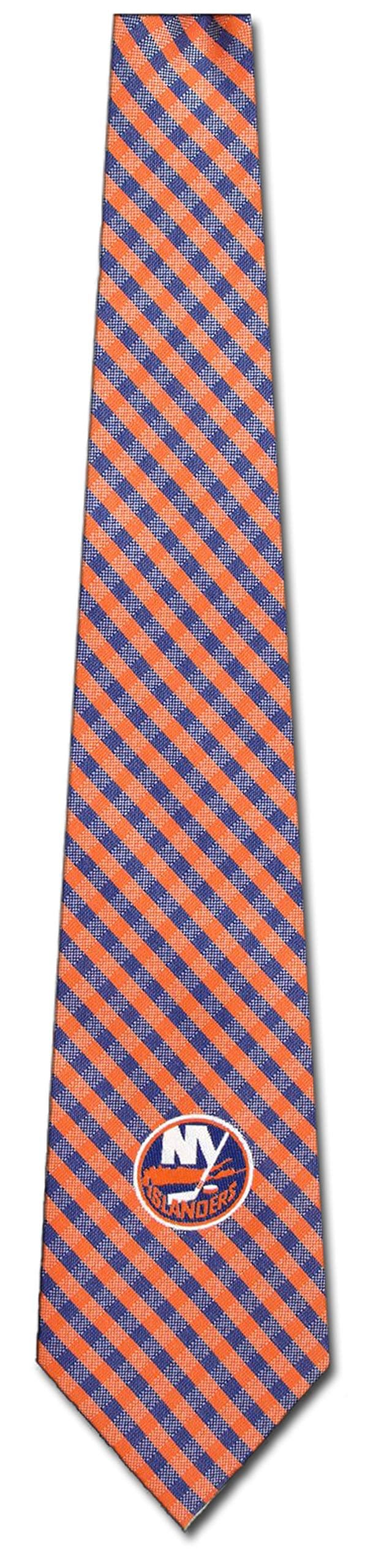 New York Islanders Hockey Necktie for Men - Officially Licensed NHL Sports Tie - Perfect for Games, Work & Formal Events