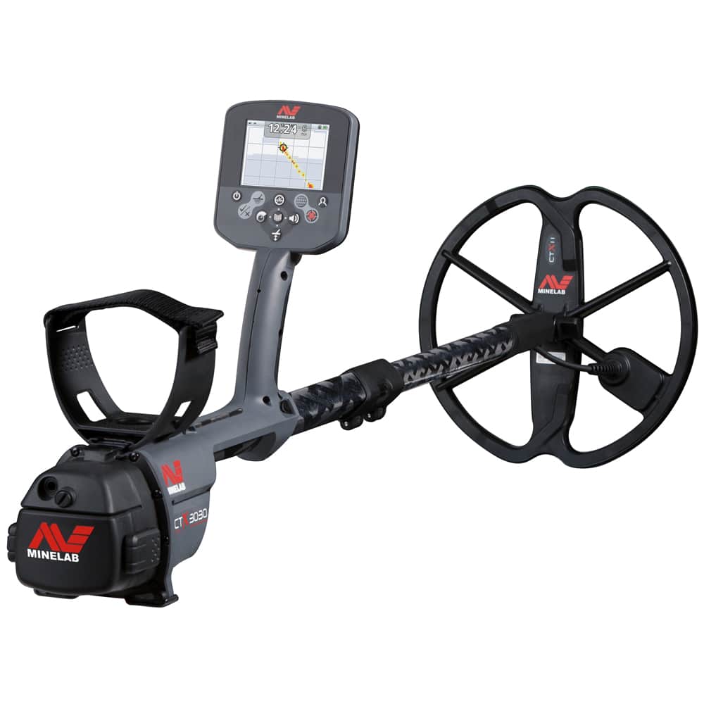 Minelab CTX 3030 Professional Waterproof Metal Detector with Wireless Audio & GPS - Includes Carry Bag & Pro-Find 40 Pinpointer - Perfect for Treasure Hunting, Beach Combing & Relic Recovery