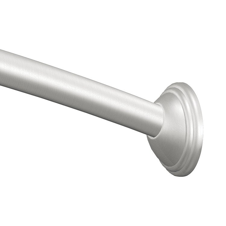 5' Decorative Curved Shower Rod - Elegant Bathroom Upgrade for Spa-Like Experience | Perfect for Small Bathrooms & Space Saving Design