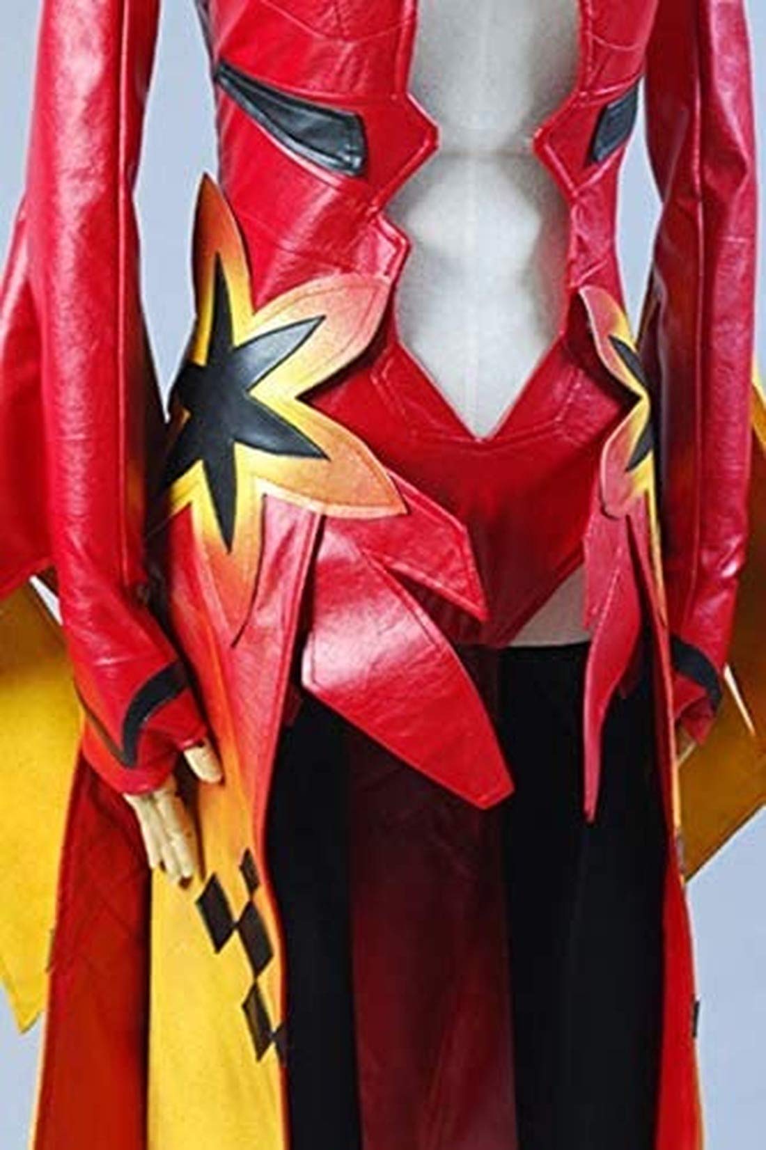 Guilty Crown Yuzuriha Inori Cosplay Costume - Anime Goldfish Dress Full Set for Halloween, Conventions & Themed Parties