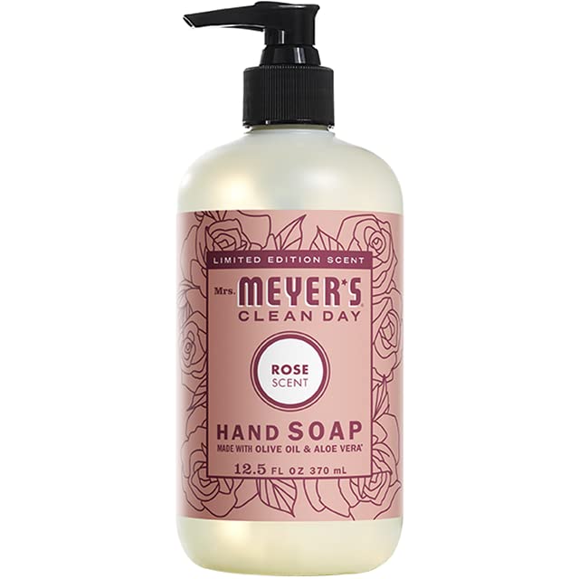 Mrs. Meyer's Clean Day Spring Scent Variety Pack - Lilac, Daisy & Rose Scented Hand Soap & Cleaning Products | Fresh Floral Home & Kitchen Use
