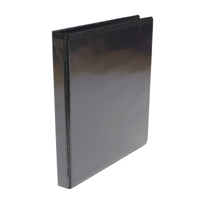 GBC Premium Clear Overlay 3-Ring Binders 1/2 Inch Round-Ring Black - 12 Pack for Office, School & Home Organization | Letter Size Document Protection