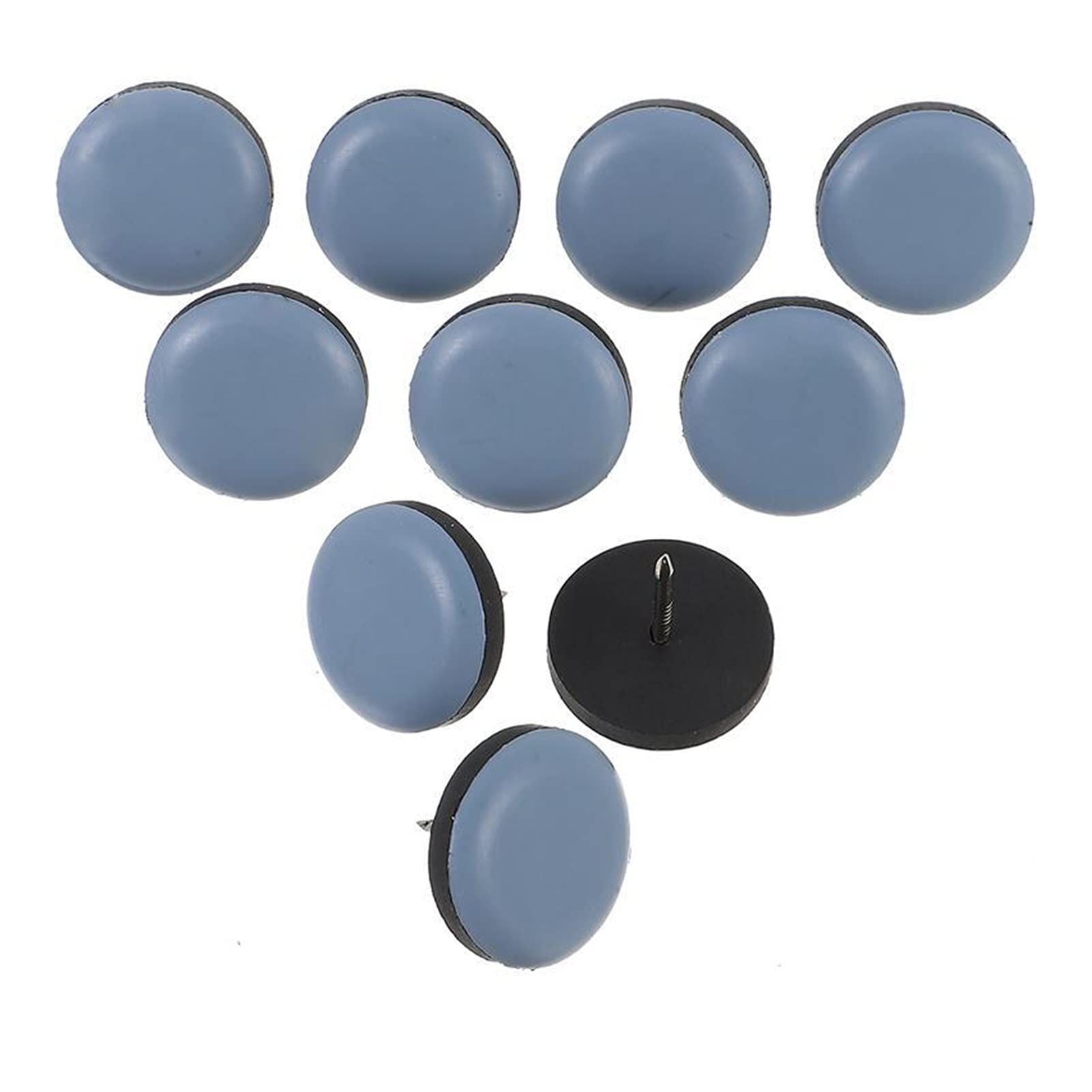 20 Pack Durable Non-Skid Furniture Glides - Floor Protectors for Chairs, Sofas & Heavy Furniture - Assorted Colors - Prevent Scratches & Reduce Noise on Hardwood Floors