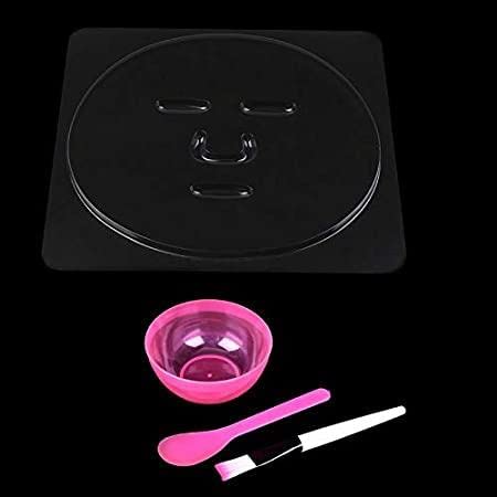 Aibulala 10 Pcs Reusable DIY Face Mask Maker Kit - Includes Mould Plate, Mask Bowl & Brush Set for Homemade Skincare & Spa Treatments at Home