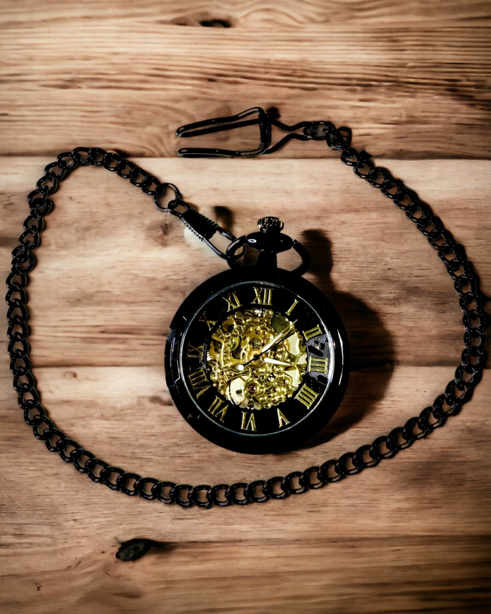 Vintage Mechanical Pocket Watch - Waterproof Semi-Automatic Retro Style Timepiece with Engraving Option - Perfect Gift for Men & Women - Ideal for Weddings, Anniversaries, and Special Occasions