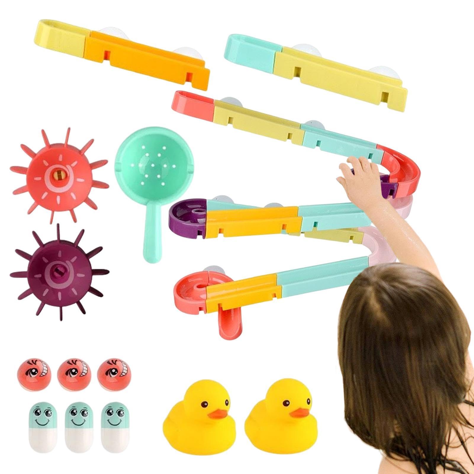 Interactive Duck Slide Bath Toy - Fun Shower Game & Educational Bathtub Slide for Kids | Perfect for Boys & Girls Bath Time Play & Learning