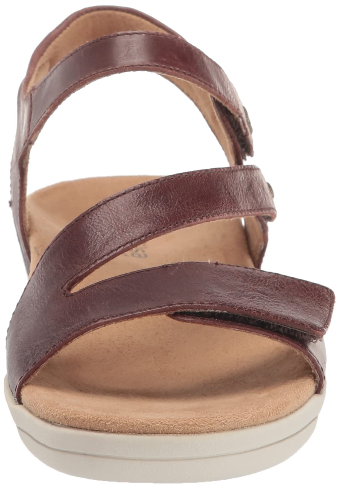 Women's Comfortable Brown Flat Sandals Size 8 - Perfect for Beach, Vacation & Summer Casual Wear