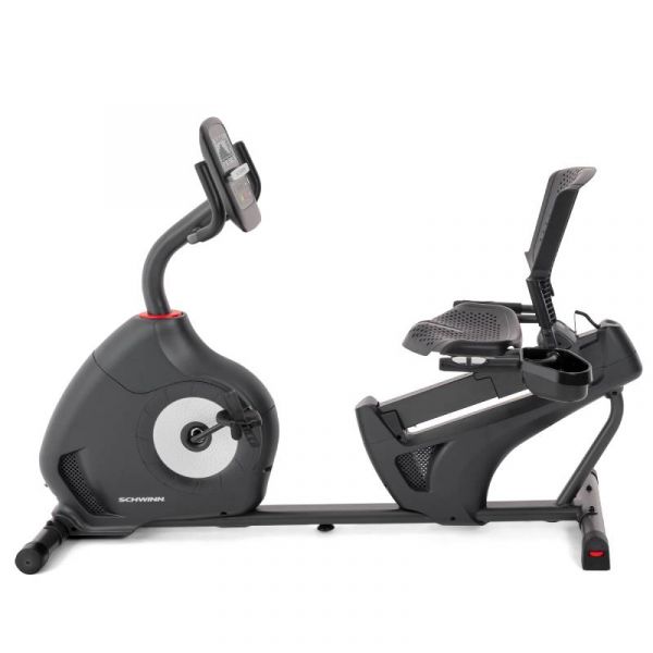 Schwinn 230 Recumbent Exercise Bike for Home Gym - Low Impact Cardio Workout Machine for Seniors & Beginners - Perfect for Small Spaces & Indoor Cycling Training