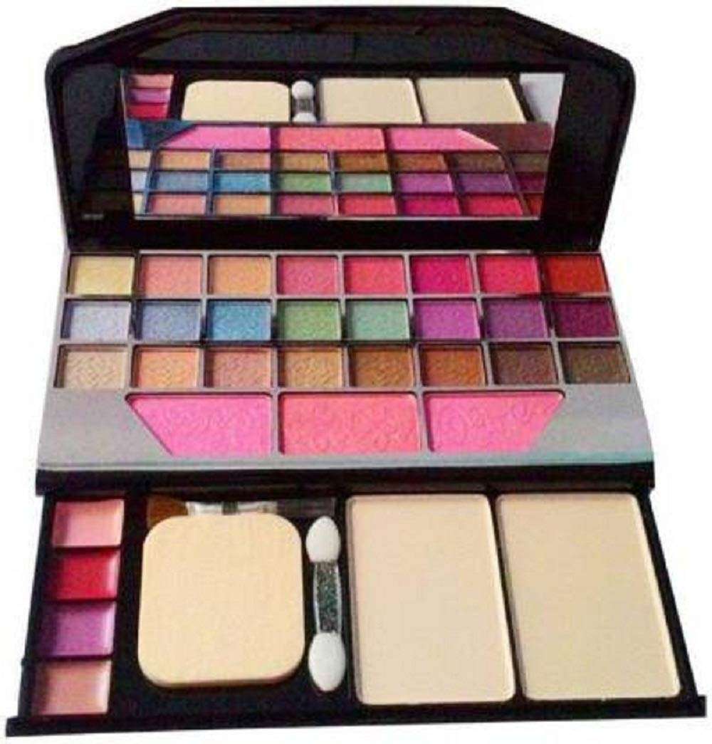 Hello Kitty Makeup Kit with Sponge Puff - 6155 Professional Cosmetic Set for Girls & Teens | Perfect for Birthday Gifts, Parties & Travel Beauty Essentials