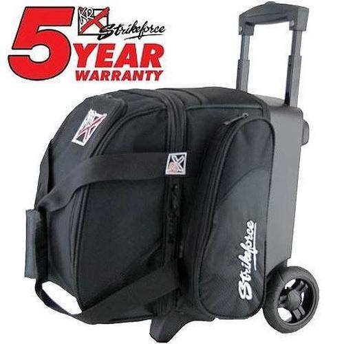 KR Strikeforce Cruiser Single Roller Black Bowling Bag - Durable & Lightweight for League Play & Practice - Perfect for Bowling Enthusiasts & Professionals
