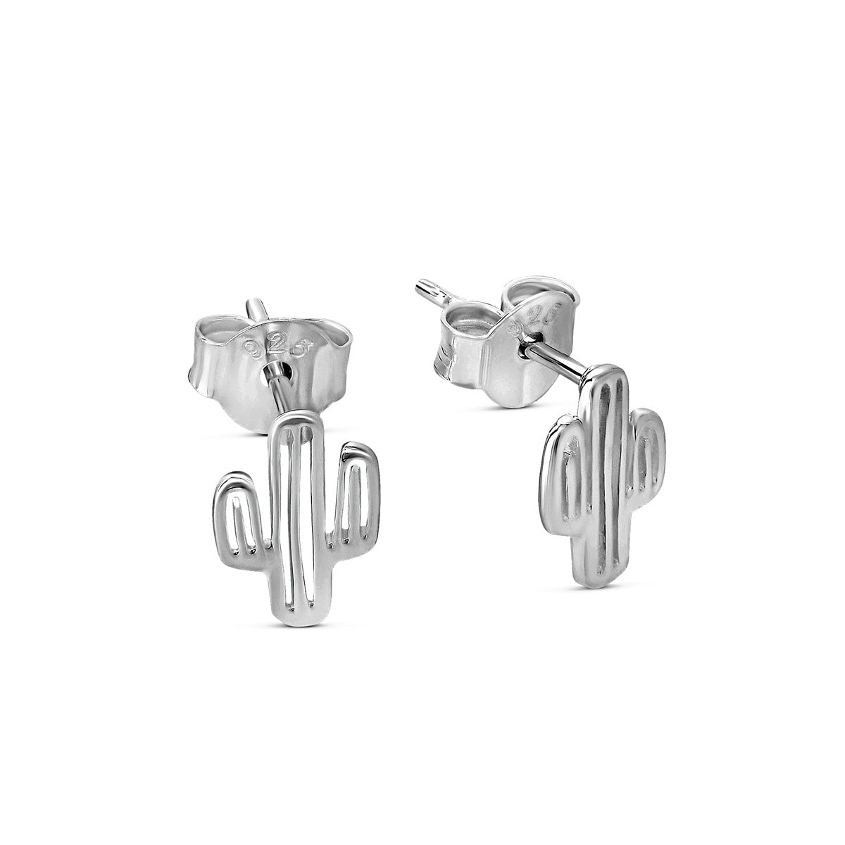 Gatherers Cactus Stud Earrings - Trendy Boho Cactus Jewelry for Women | Perfect for Summer Outfits, Music Festivals & Beach Vacations