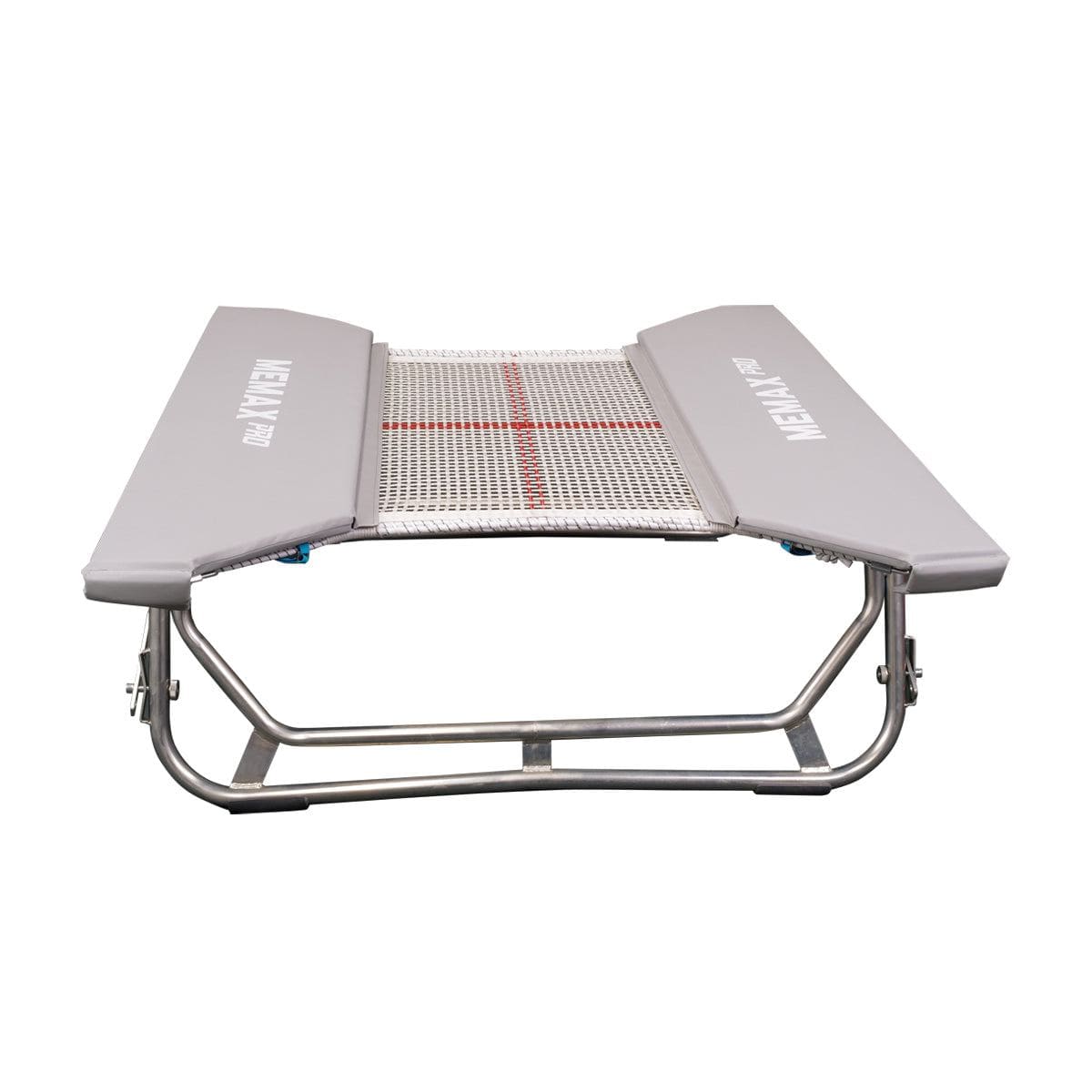 MEMAX Pro Series 140x130cm Open End Trampoline with Safety Net - Outdoor Backyard Bounce for Kids & Adults - Perfect for Exercise, Fun, and Family Playtime