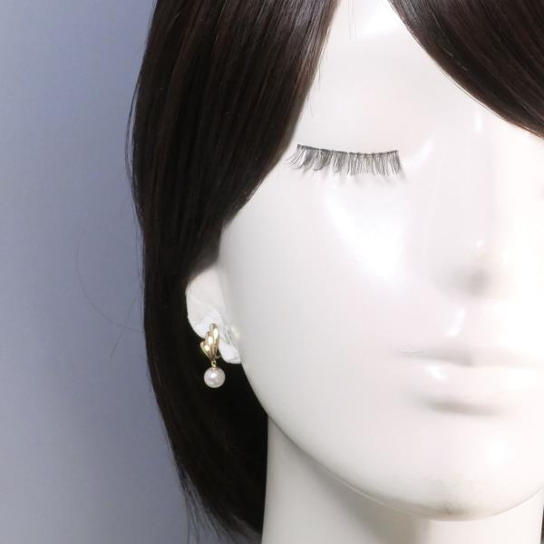 18K Yellow Gold Pearl Earrings for Women – Elegant Stud Earrings with Real Pearls, Perfect for Weddings, Parties & Gifts
