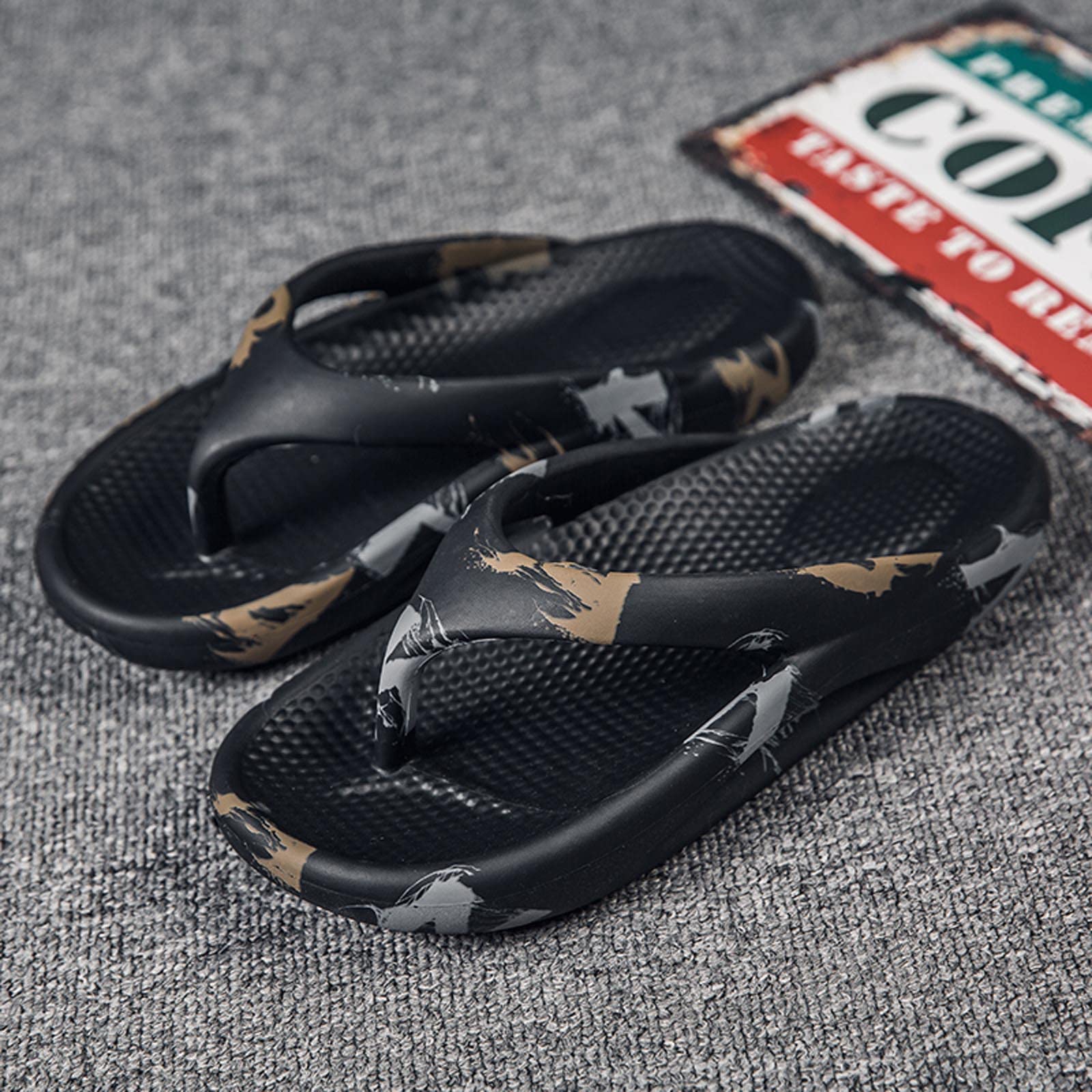 **Orthotic Flip Flops for Women & Men – Arch Support Thong Sandals with Clip Toe & Platform – Comfortable Beach Slides & Casual Slippers for Walking, Travel & Summer Outfits**