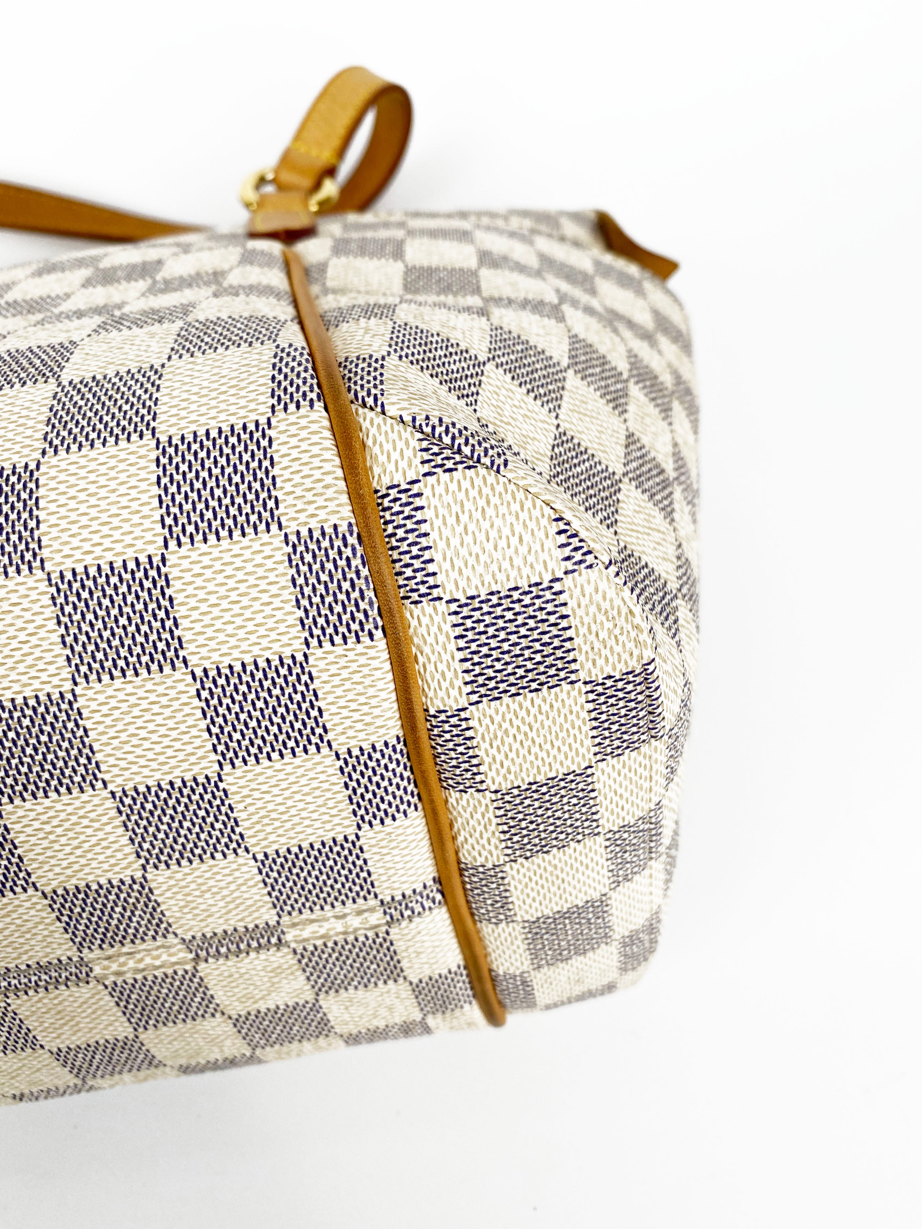 Louis Vuitton Damier Azur Totally PM Handbag - Luxury Designer Shoulder Bag for Women, Perfect for Work, Travel & Everyday Use