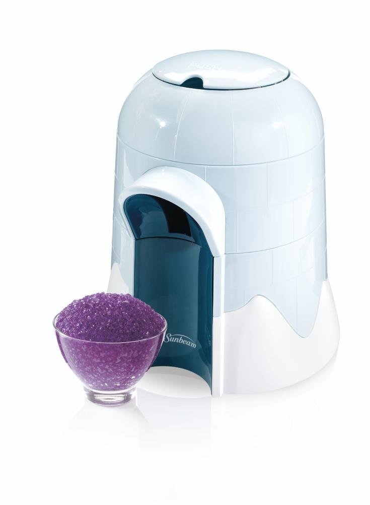 Sunbeam FRSBSCIGO Igloo Snow Cone Maker - White | Homemade Shaved Ice Machine for Parties, Summer Treats & Kids Snacks