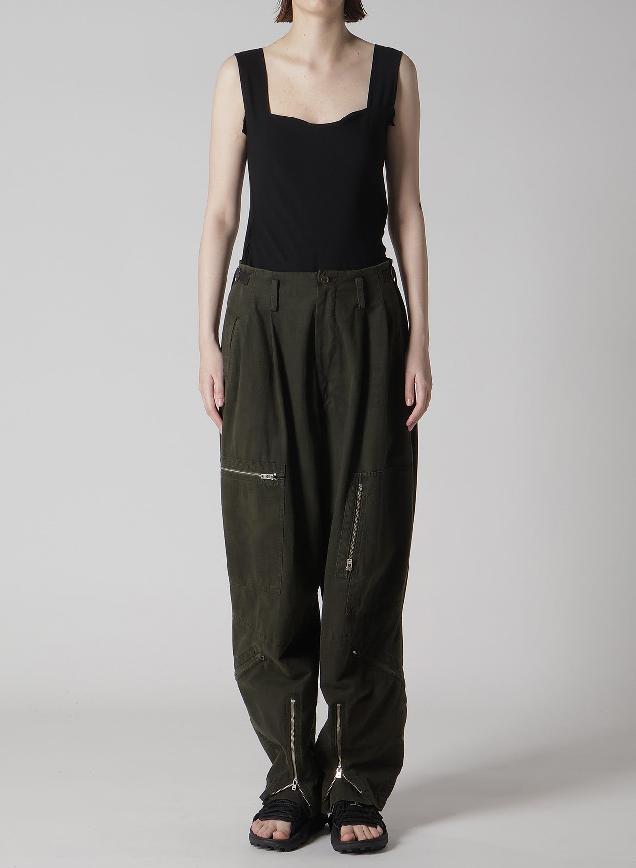 Men's Cotton Slab Garment Dyed Flight Pants - Comfortable Cargo Pants for Travel, Work & Casual Wear