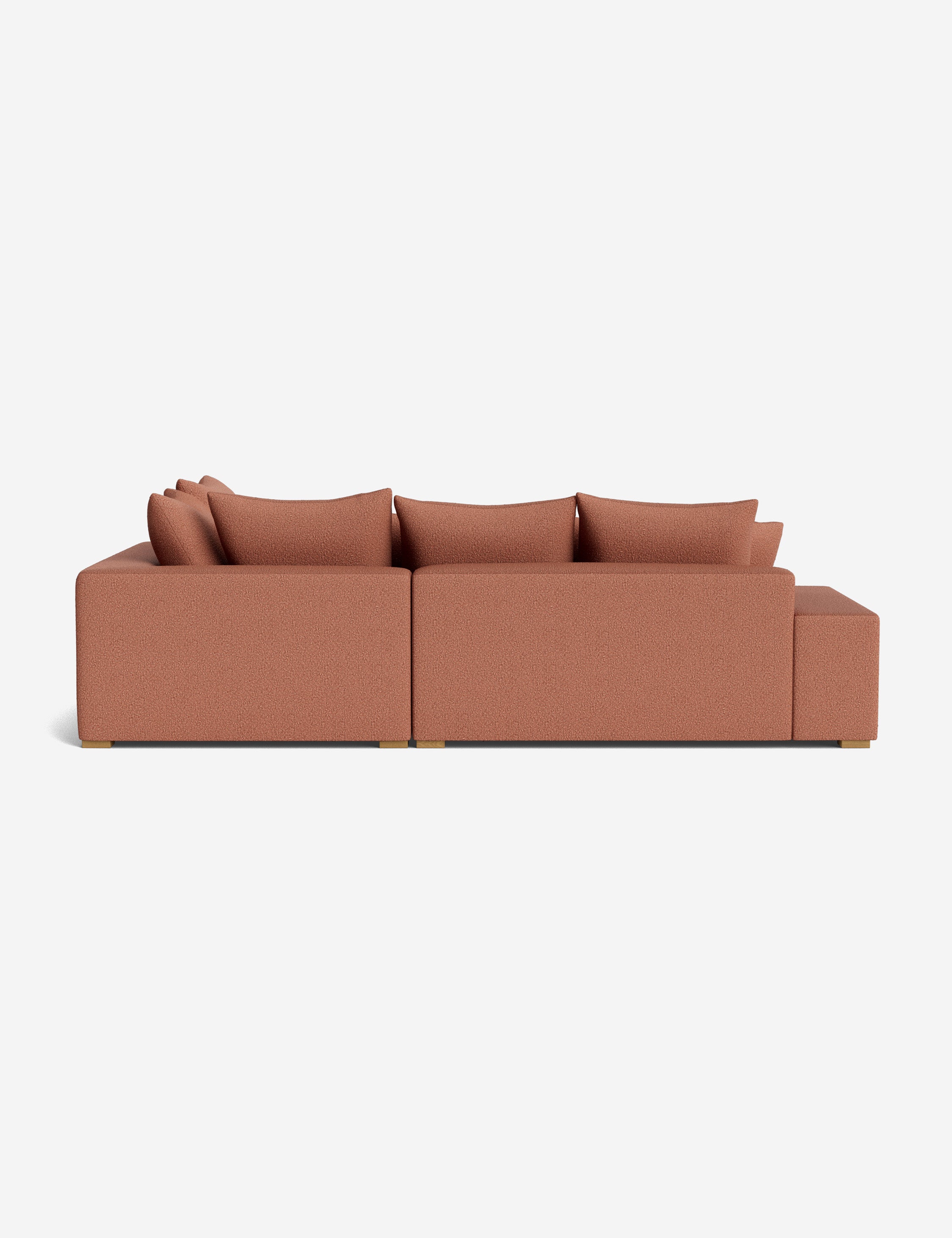 Stylish Clayton Sectional Sofa - Modern L-Shaped Couch for Living Room, Home Theater & Lounge Areas | Comfortable Fabric Upholstery & Spacious Seating