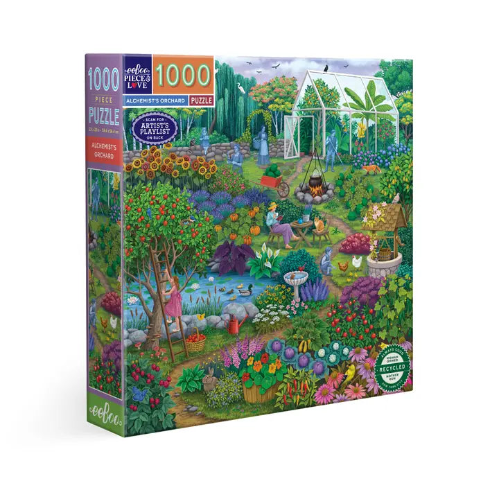 Alchemist's Orchard 1000-Piece Jigsaw Puzzle for Adults - Challenging Fantasy Art Puzzle for Family Game Night & Relaxation