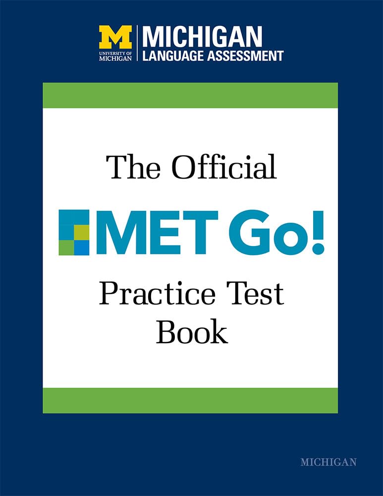 Official MET Go! English Proficiency Practice Test Book - Perfect for Exam Prep, Study Guides & Language Learning Success