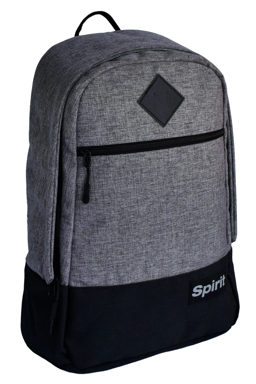 Spirit Campus Grey Backpack for School, Travel & Work - Lightweight Laptop Bag with Multiple Pockets for Students & Professionals