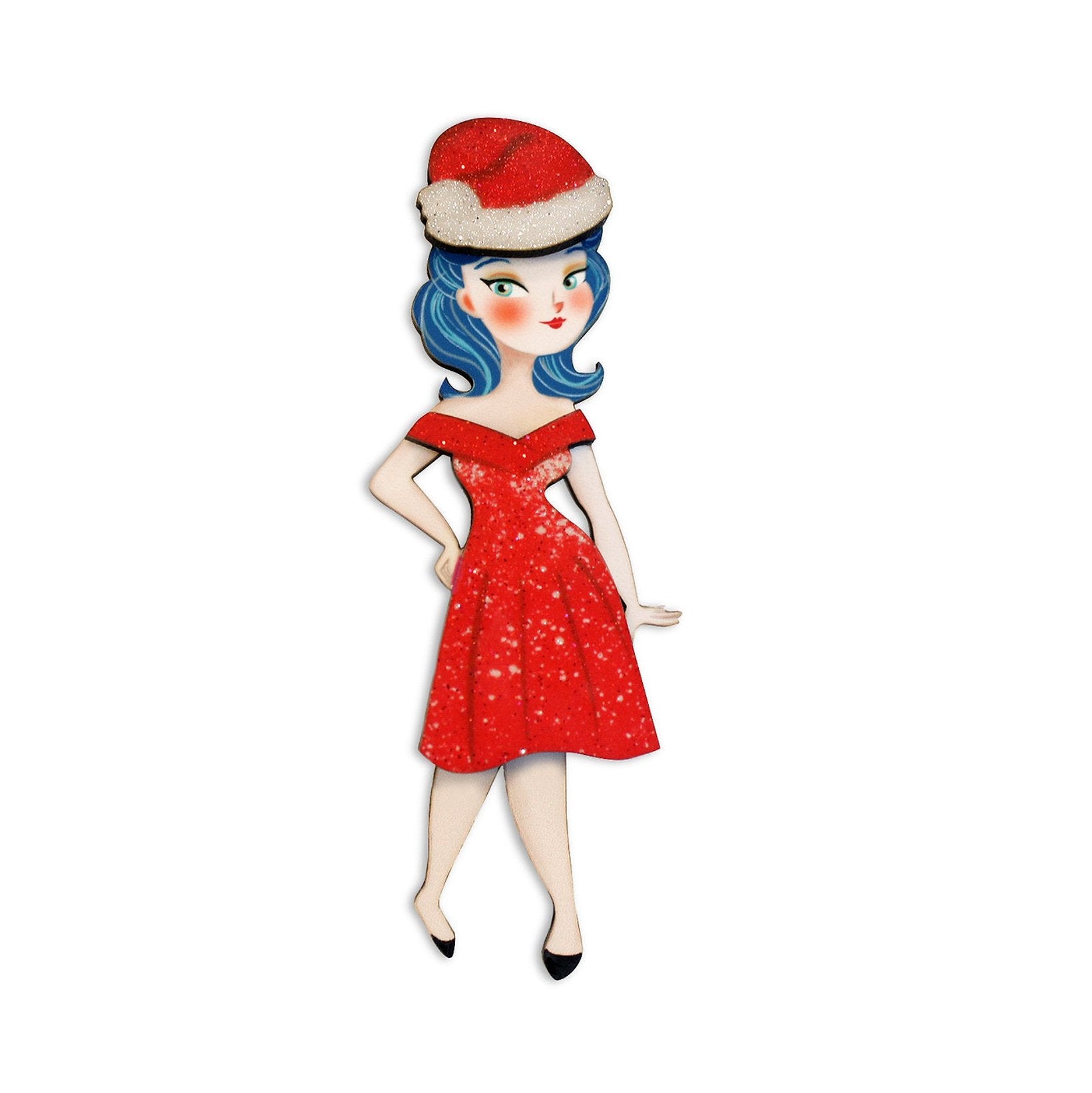 Laliblue Christmas Holiday Brooches - Festive Outfit Pins for Women, Party Accessories, Gift Ideas - Perfect for Christmas Parties, Office Celebrations & Holiday Gatherings