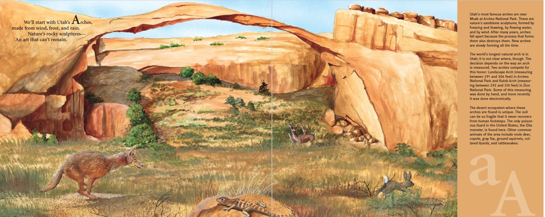 A Is For Arches: A Utah Alphabet Book - Discover America State by State | Educational Children's Book About Utah Landmarks & Nature | Perfect for Homeschooling & Classroom Learning