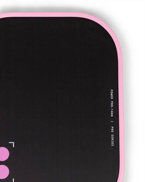 Holbrook Power Pro 14 Pink Pickleball Paddle - Premium Carbon Fiber Face with Cushion Grip - Ideal for Competitive Play & Outdoor Recreation
