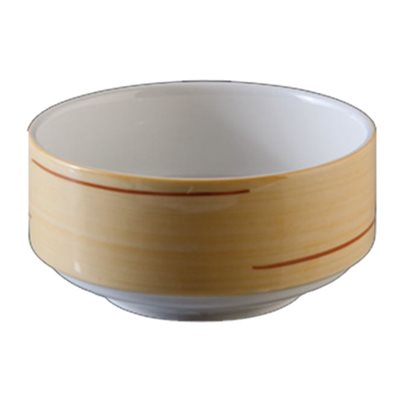 Continental Kalahari 10 Oz Stacking Soup Bowls - Set of 24 Durable Porcelain Bowls for Restaurant, Catering & Home Use - Microwave & Dishwasher Safe Soup Cups for Serving, Meal Prep & Storage