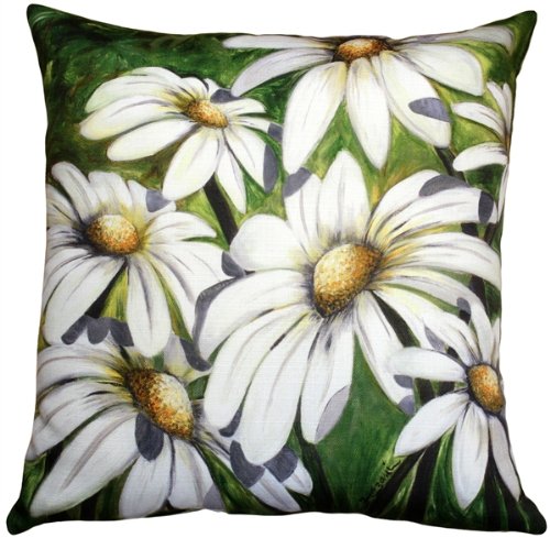 20x20 Daisy Patch Throw Pillow - Sandra Forzani Collection | Soft Decorative Cushion for Sofa, Bed & Home Decor | Perfect for Living Room, Bedroom & Cozy Spaces