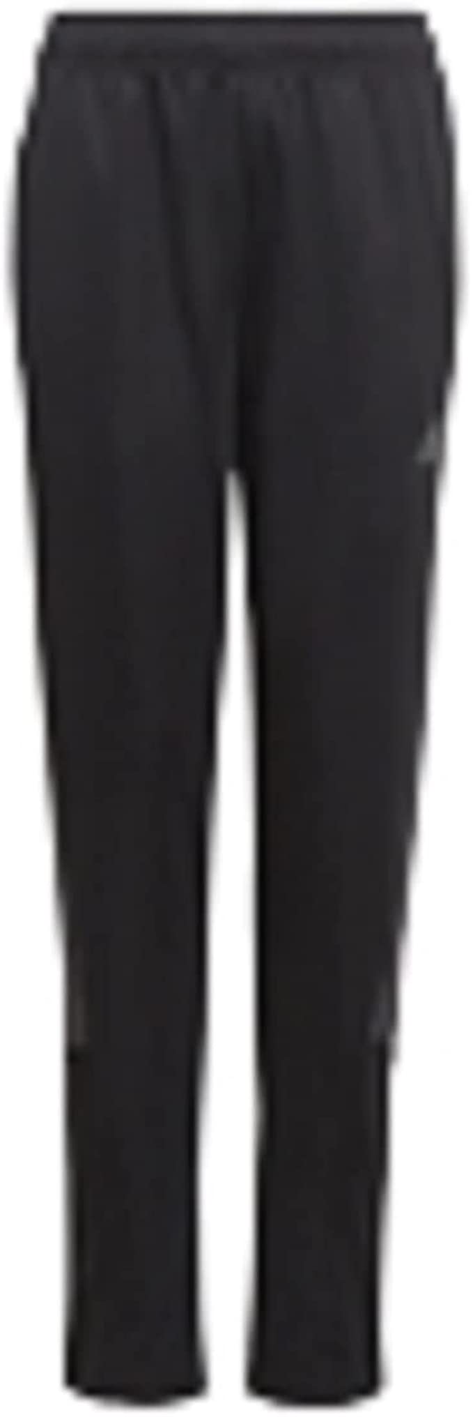 Adidas Kids' Tiro Soccer Track Pants - Large Size, Black/Gray with Drawstring | Perfect for Youth Soccer Training, Sports & Casual Wear
