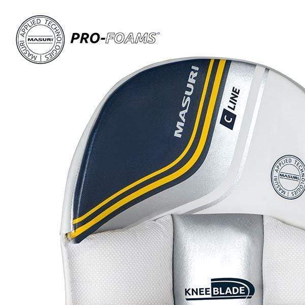 Masuri C Line Adult Cricket Batting Pads - Lightweight Protective Leg Guards for Cricket Players | Perfect for Practice, Training & Competitive Matches